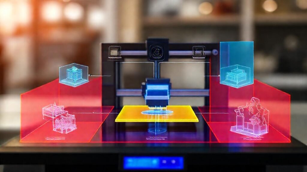 Impresión digital simula un diseño moderno