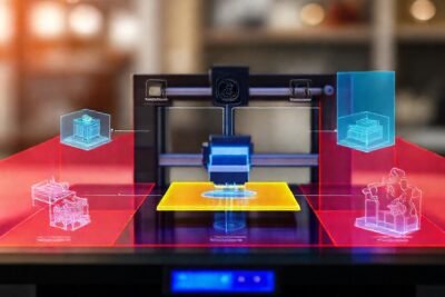 Impresión digital simula un diseño moderno
