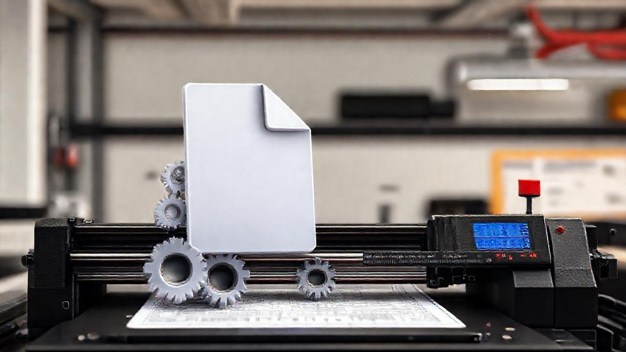 Un diseño técnico preciso para impresión