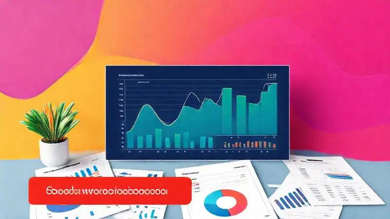 Diseño digital moderno, análisis de datos vibrante